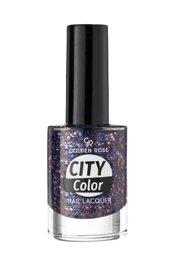 Golden Rose City Color Nail Lacquer Glittering Shades Oje 111