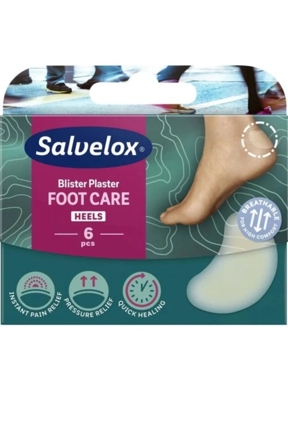 Salvelox Foot Care Topuk Yara Bandı 10 Lu Adet 8470001575531