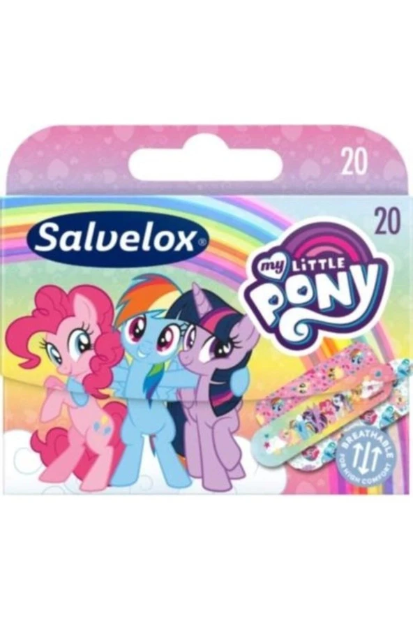 Salvelox My Little Pony Figürlü Yara Bandı 20Lı