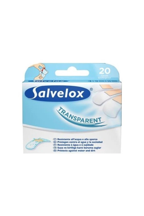 Salvelox Transparent 20Li Şeffaf Su Geçirmez Yara Bandı