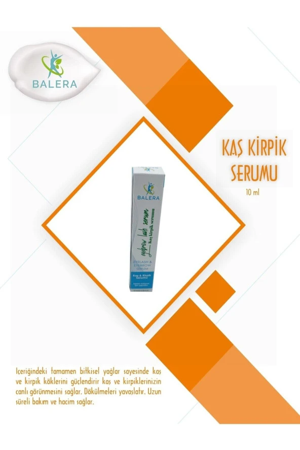 BALERA Kaş Kirpik Serumu - Eyelash & Eyebrow Serum 8681933080196