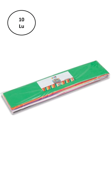 Puti-5466 Krapon Kağıdı 50X200 Cm Karışık Renk 10 Lu - 2