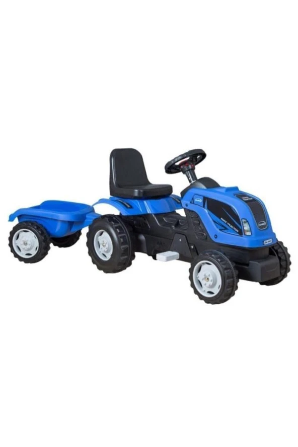 Micromax Römorklu Traktör Pedallı 01 012 Mavi