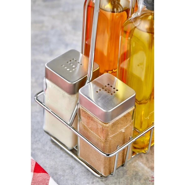 Cooker 5 Parça Sosluk ve Baharatlık Seti CKR2957 - 3