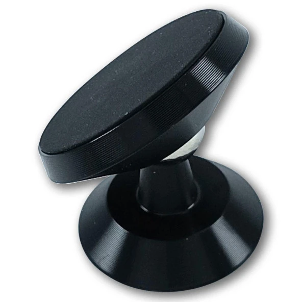 Universal Araç Telefon Tutucu Manyetik Mıknatıslı Yapışkanlı Telefon Standı Siyah - 2