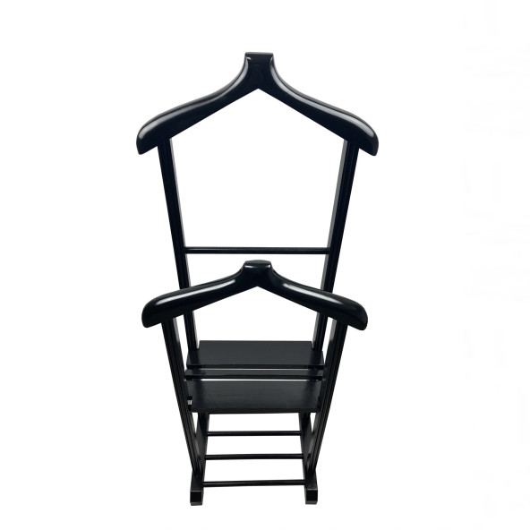 Melada Mobilya Gürgen Çift Tepeli Dilsiz Uşak Siyah Basic Sehpalı - 2