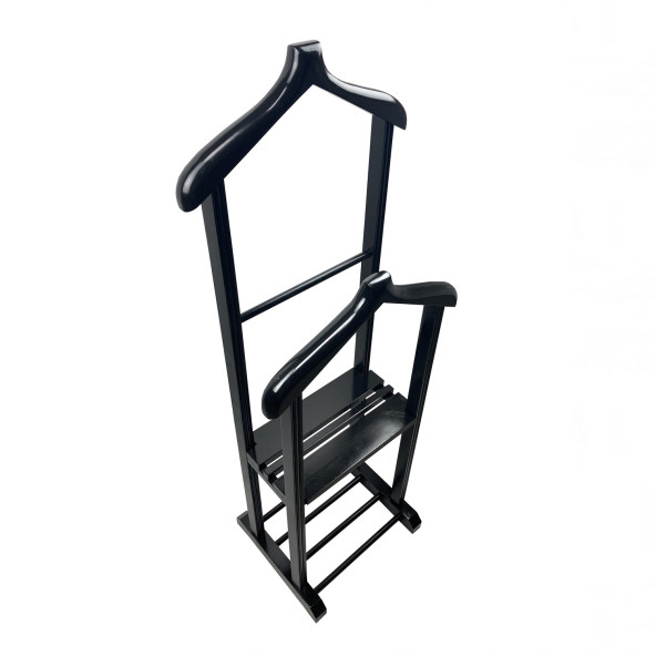 Melada Mobilya Gürgen Çift Tepeli Dilsiz Uşak Siyah Basic Sehpalı - 4