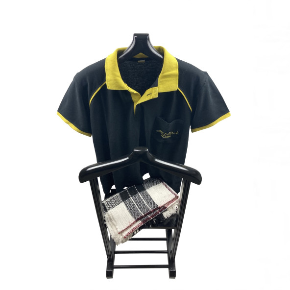 Melada Mobilya Gürgen Çift Tepeli Dilsiz Uşak Siyah Basic Sehpalı - 6