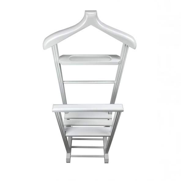 Melada Mobilya Gürgen İkili Dilsiz Uşak Beyaz Sehpalı - 2