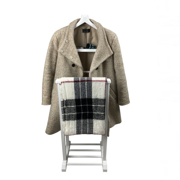 Melada Mobilya Gürgen İkili Dilsiz Uşak Beyaz Sehpalı - 5