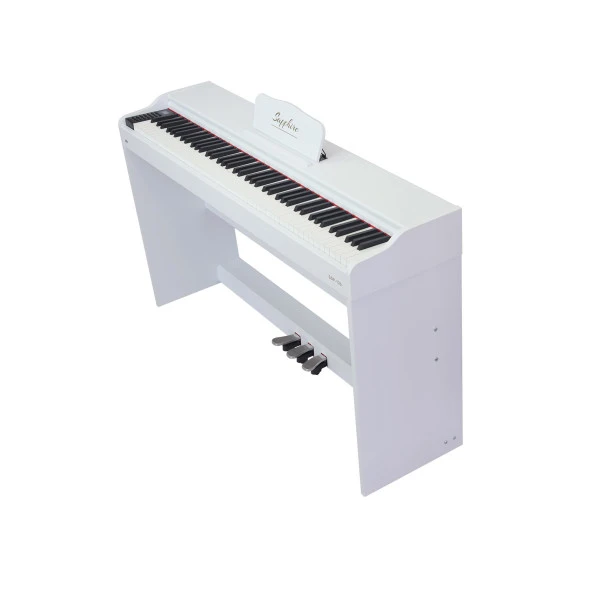 Jwin Sapphire SDP-120 Çekiç Aksiyonlu 88 Tuşlu Dijital Piyano - Beyaz