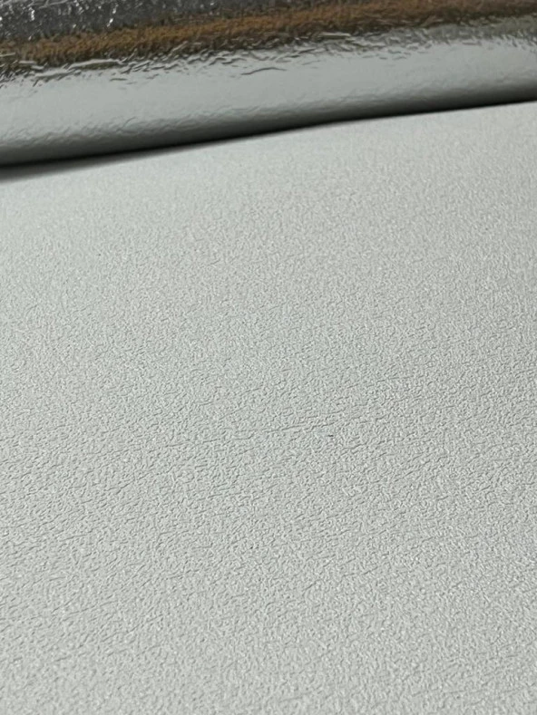 Renkli Duvarlar 50x280 Cm Kendinden Yapışkanlı Alüminyum Folyolu Isı Ses Yalıtımlı Duvar Kağıdı Paneli Sıva Beyaz - 2