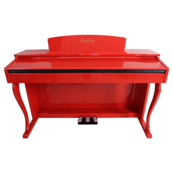 Jwin Sapphire SDP-220 Çekiç Aksiyonlu 88 Tuşlu Dijital Piyano - Kırmızı