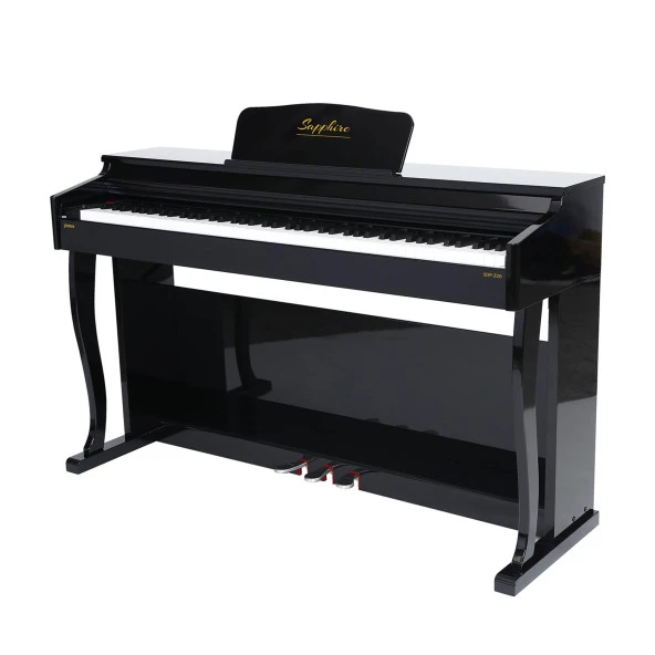 Jwin Sapphire SDP-220 Çekiç Aksiyonlu 88 Tuşlu Dijital Piyano - Siyah