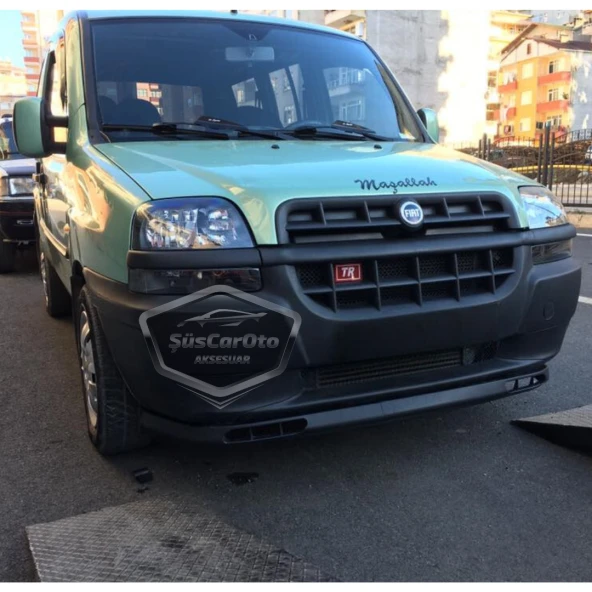 Fiat Doblo D1 2000-2005 Uyumlu Üniversal Laguna Lip Esnek Ön Lip 2 Parça Tampon Altı Dil Karlık Ön Ek
