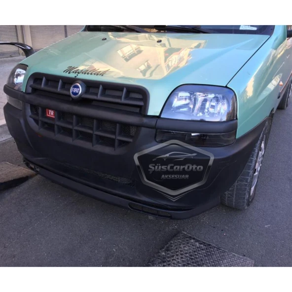 Fiat Doblo D1 2000-2005 Uyumlu Üniversal Laguna Lip Esnek Ön Lip 2 Parça Tampon Altı Dil Karlık Ön Ek - 2