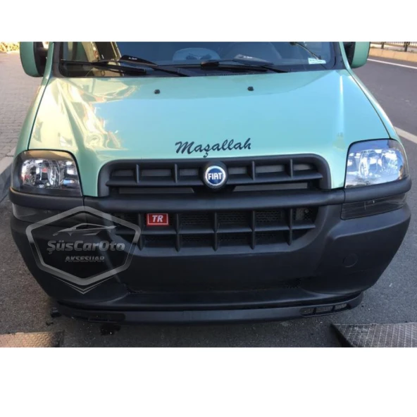 Fiat Doblo D1 2000-2005 Uyumlu Üniversal Laguna Lip Esnek Ön Lip 2 Parça Tampon Altı Dil Karlık Ön Ek - 5