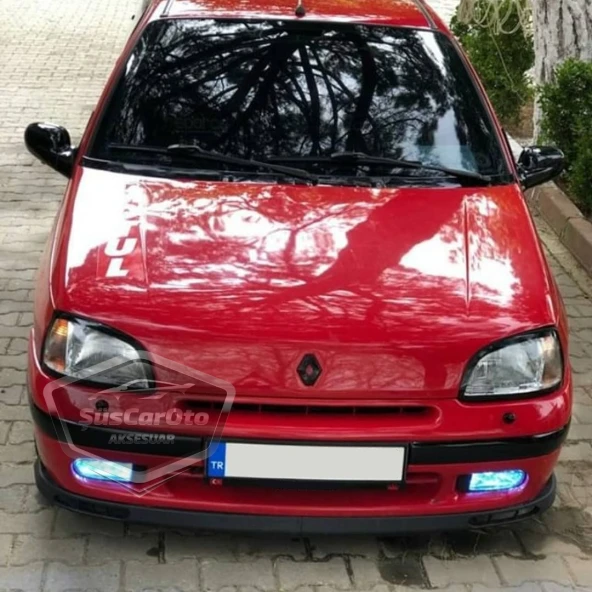 Renault Clio 1 1990-1997 Uyumlu Üniversal Laguna Lip Esnek Ön Lip 2 Parça Tampon Altı Dil Karlık Ön Ek - 2