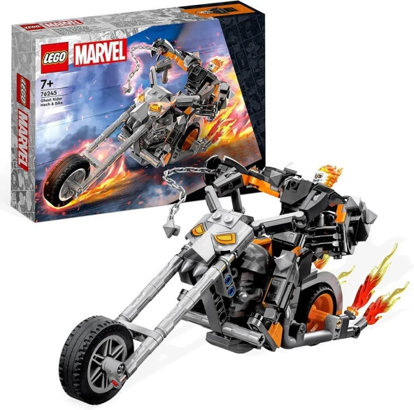 Lego 76245 Marvel Ghost Rider Robotu Ve Motosikleti