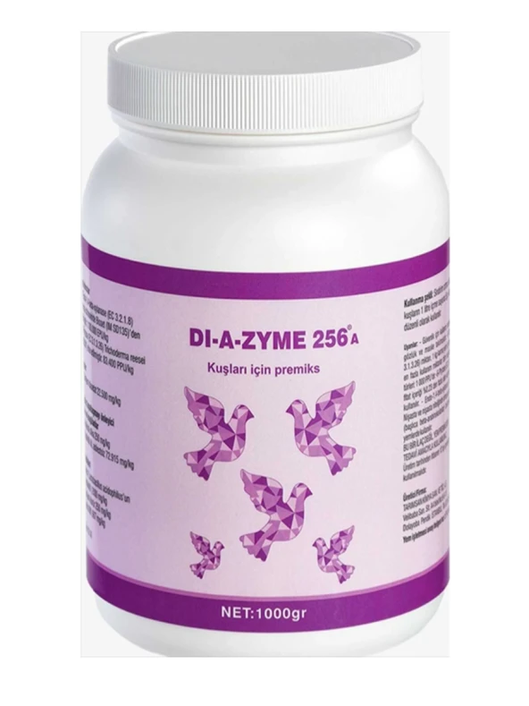 Tarımsan Dı-A-Zyme  256 Avian  1 KG  (Kuşlar İçin)