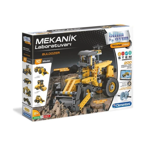 Clementoni Mekanik Laboratuvarı Buldozer - Resim 2