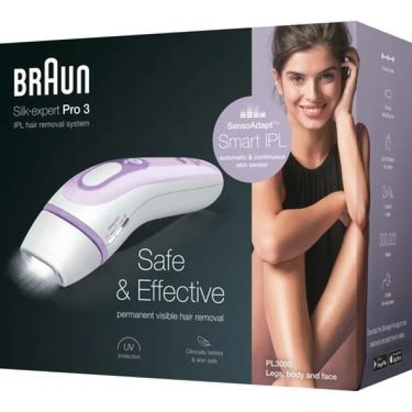 Braun Silk·expert Pro3 PL3000 Yeni Nesil Ipl Tüy Alma Cihazı