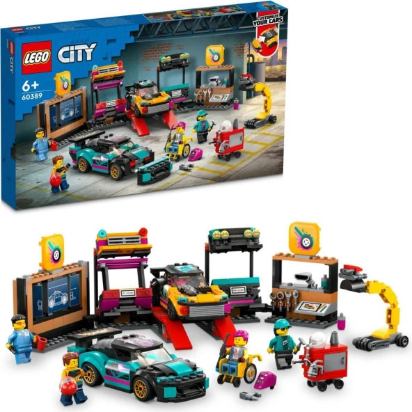 LEGO® City Araç Modifiye Atölyesi 60389