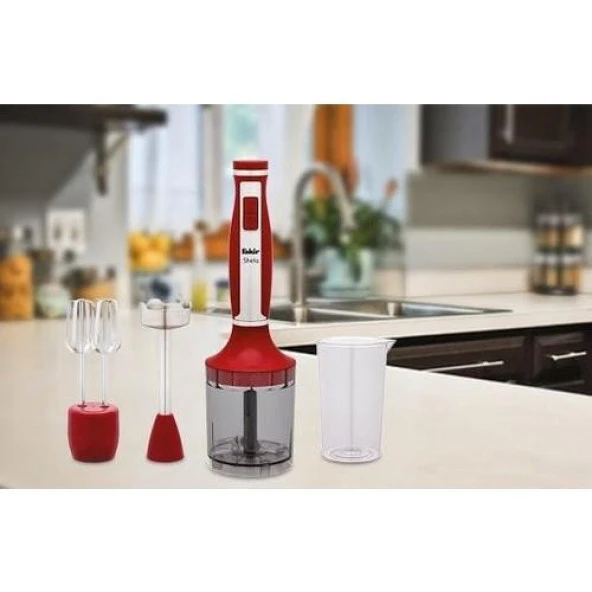 Fakir Shela Blender Seti Kırmızı - 2