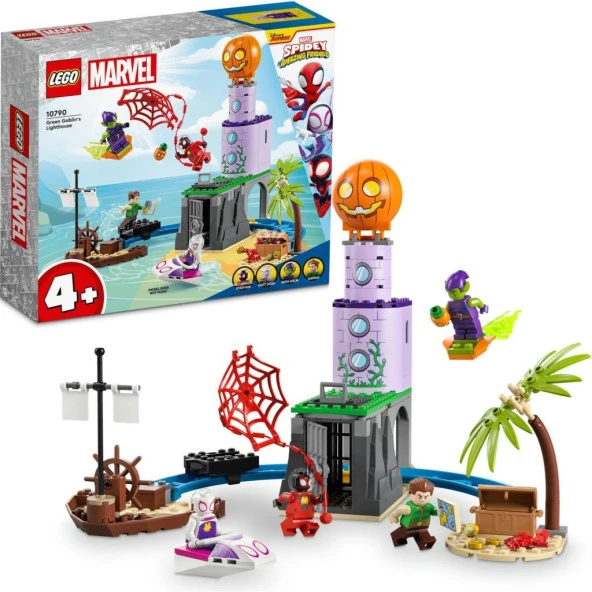 LEGO® Marvel Spidey Ekibi Yeşil Goblin’in Deniz Fenerinde 10790