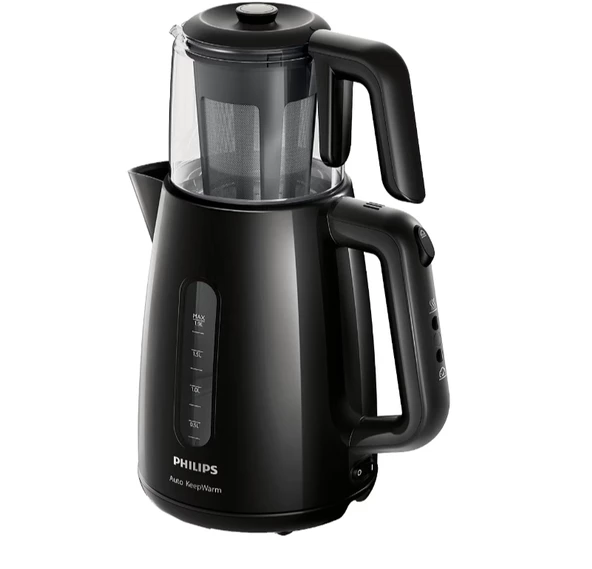 Philips Çay Ustası HD7301/00 1700W Çay Makinesi Siyah