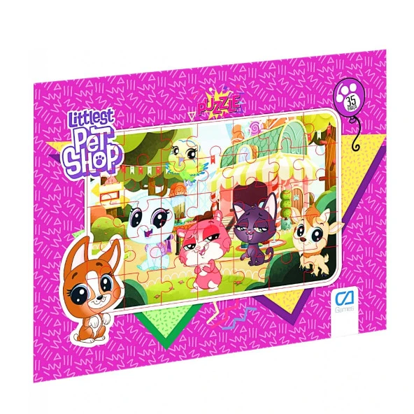 Ca Games Littlest Pet Shop 35 Parça Frame Puzzle CA-5018