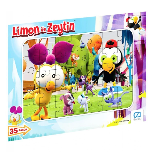 Ca Games Limon İle Zeytin 35 Parça Frame Puzzle CA-5082