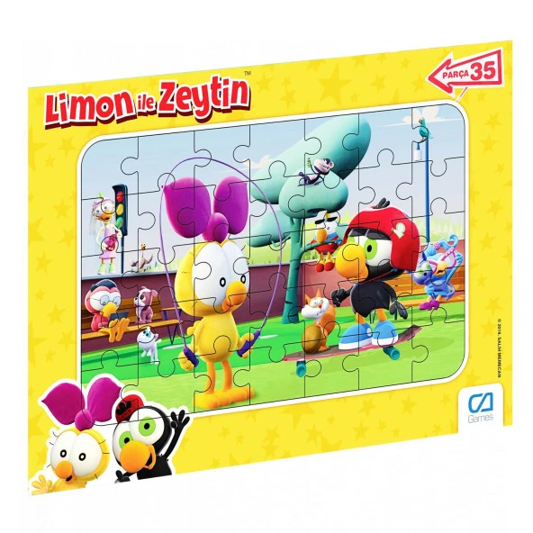 Ca Games Limon İle Zeytin 35 Parça Frame Puzzle CA-5083