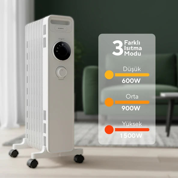 Kumtel 7 Dilim Beyaz Radyatör KUM-1220S - 3