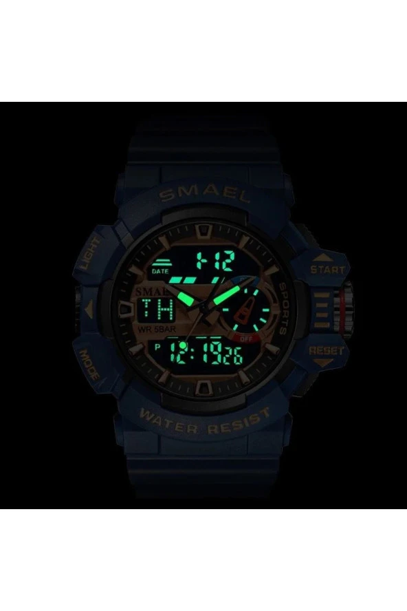 Dijital Ve Analog Erkek Kol Saati924789 - Resim 2