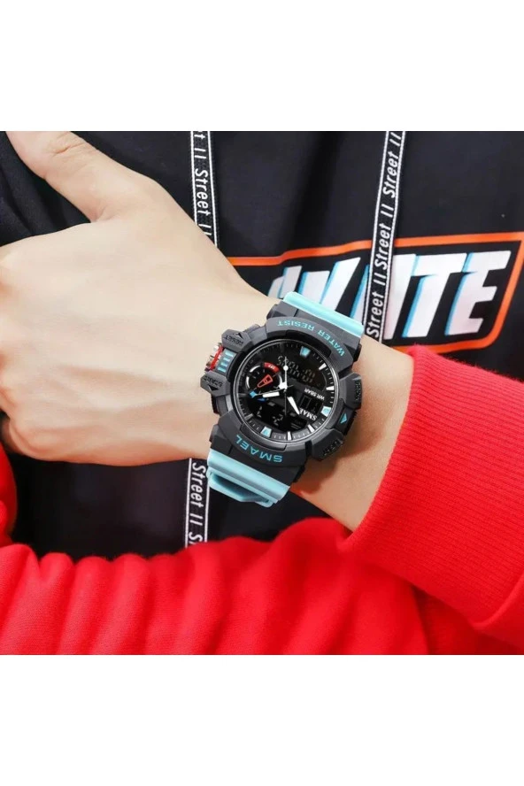 Dijital Ve Analog Erkek Kol Saati924778 - Resim 2