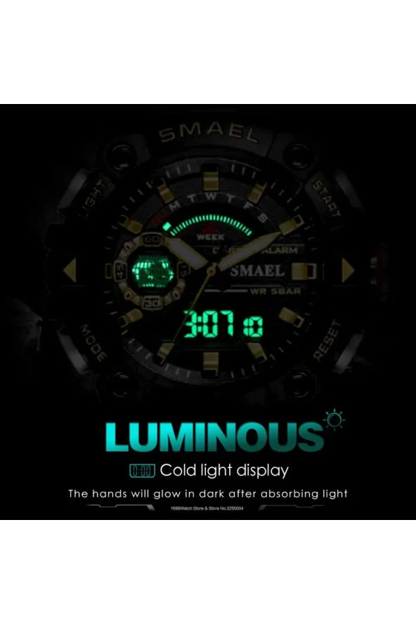 DİJİTAL VE ANALOG ERKEK KOL SAATİ925044 - Resim 4