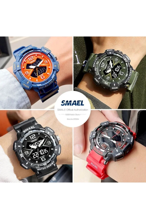 DİJİTAL VE ANALOG ERKEK KOL SAATİ925045 - Resim 6