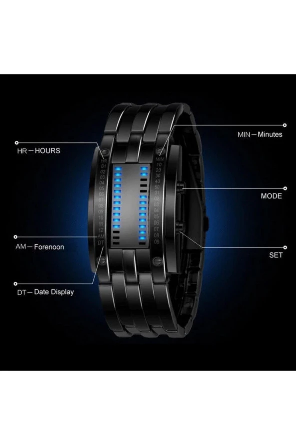 Sewor Kasa Led Işıklı Tasarım Kol Saati 8904160492275 - Resim 2
