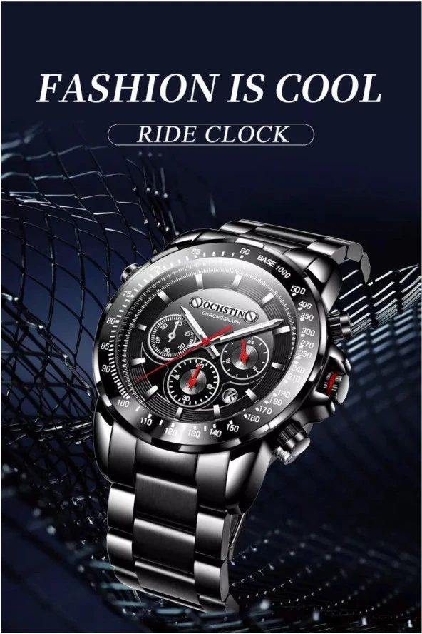 Tüm Fonksiyonları Aktif Çelik Kasa Kordon Erkek Kol Saati8904160492007 - Resim 6