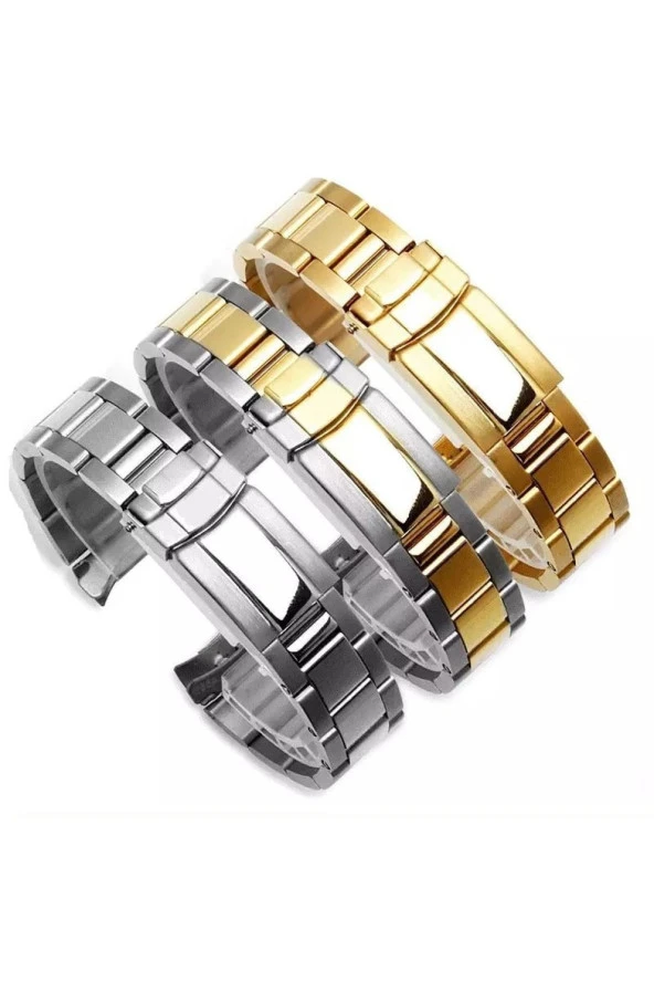 20 MM Uyumlu Çelik Saat Kordonu Çok Renkli 0125 ürün görseli