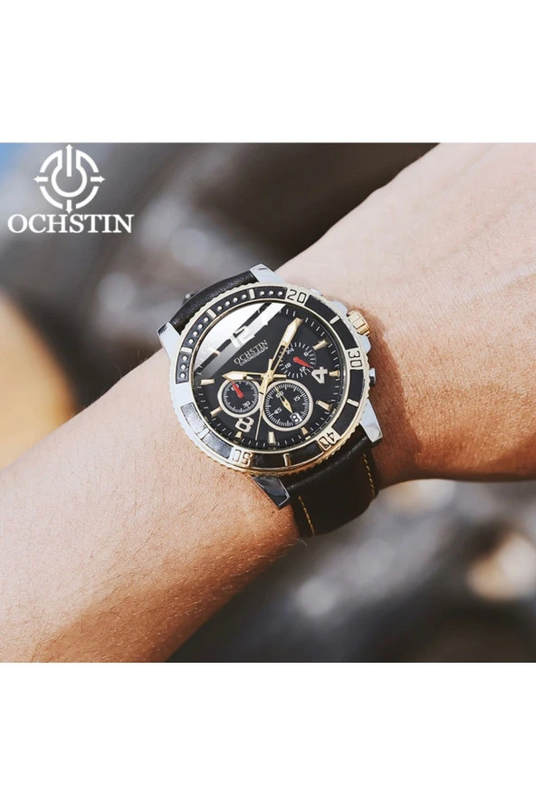 Tüm Fonksiyon Aktif Deri Kordon Erkek Kol Saati129762893549b ürün görseli