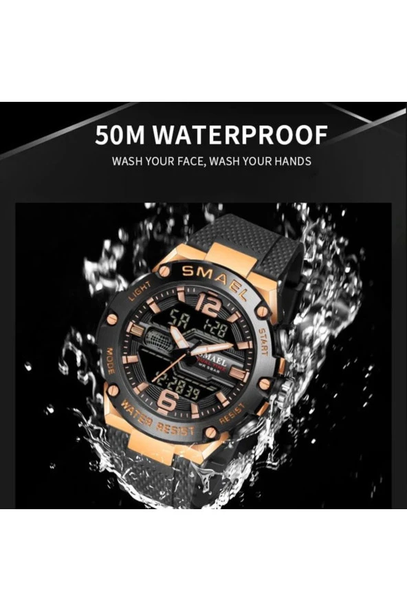 DİJİTAL VE ANALOG ERKEK KOL SAATİ925066 - Resim 2