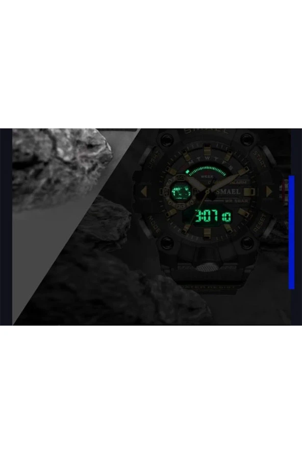 DİJİTAL VE ANALOG ERKEK KOL SAATİ925011 - Resim 8