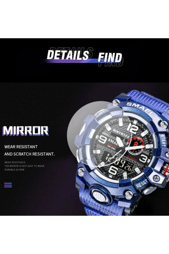 DİJİTAL VE ANALOG ERKEK KOL SAATİ924944 - Resim 4