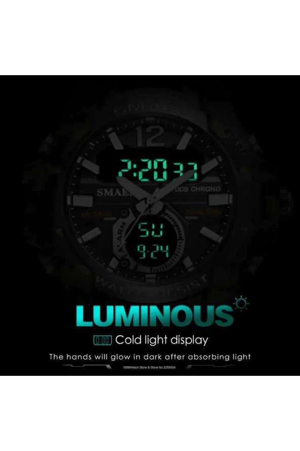 DİJİTAL VE ANALOG ERKEK KOL SAATİ924989 - Resim 5