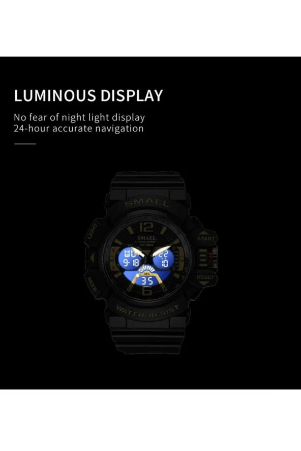 DİJİTAL VE ANALOG ERKEK KOL SAATİ924949 - Resim 2