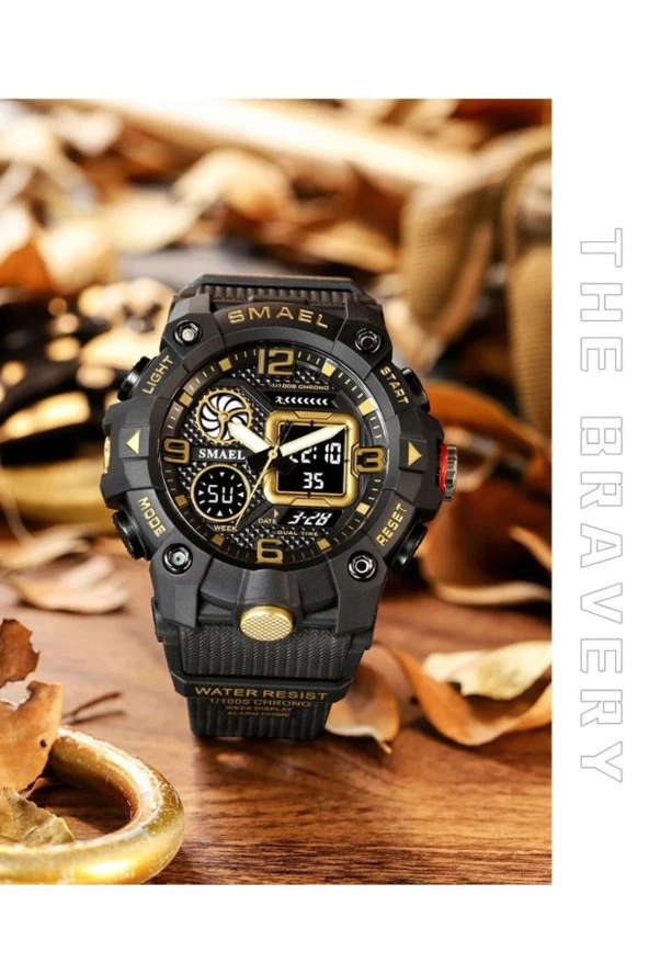 DİJİTAL VE ANALOG ERKEK KOL SAATİ925041 - Resim 3