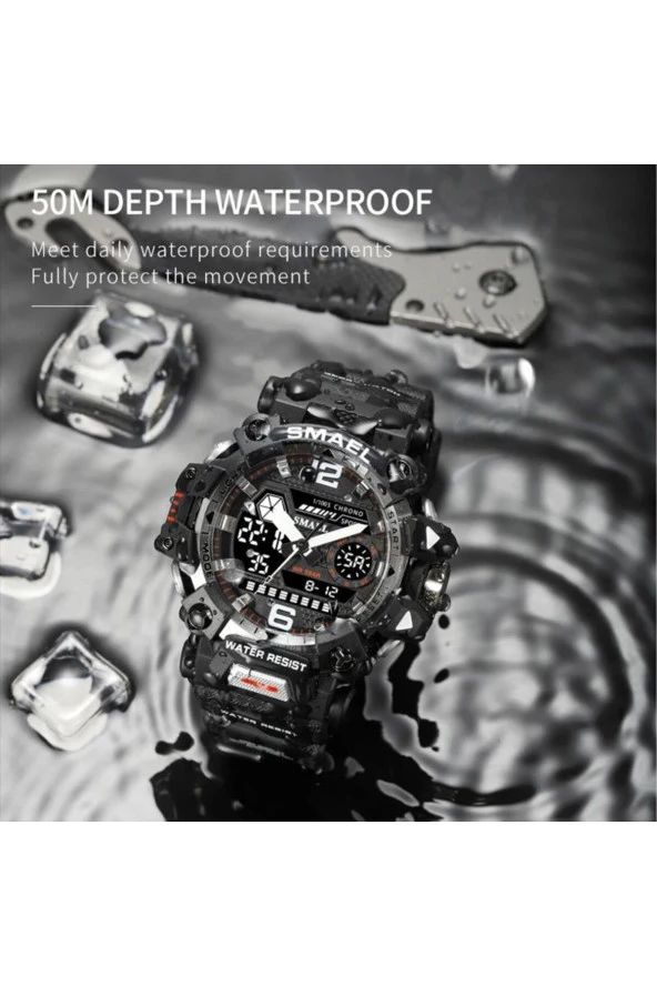 DİJİTAL VE ANALOG ERKEK KOL SAATİ925034 - Resim 3