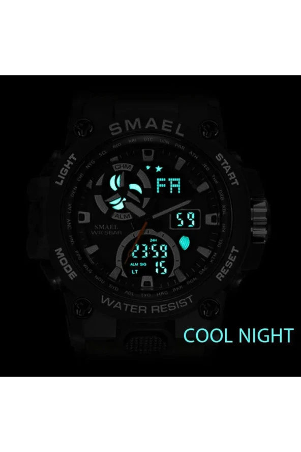 DİJİTAL VE ANALOG ERKEK KOL SAATİ925040 - Resim 6